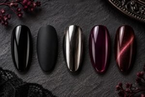 elegant gothic nails