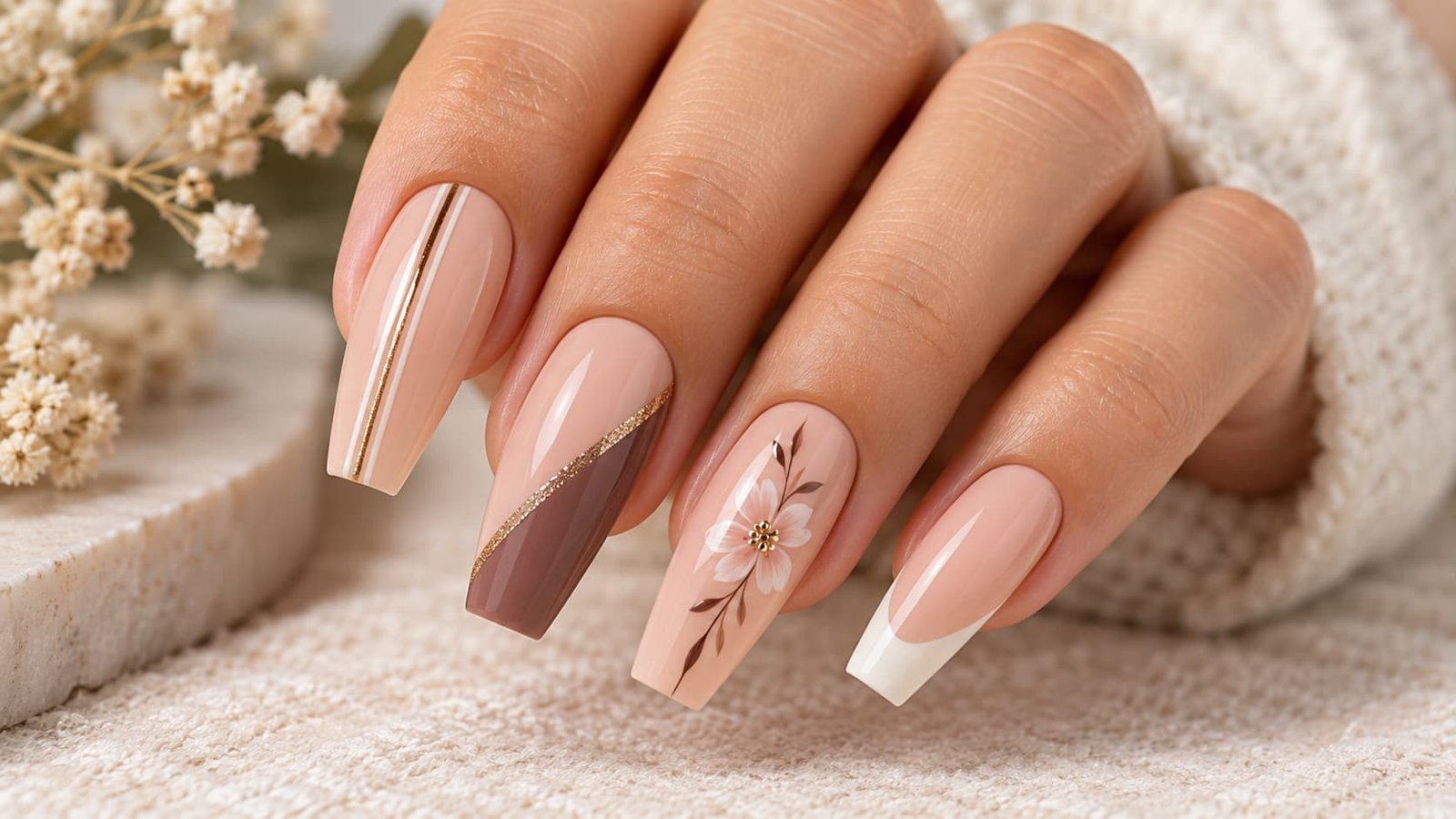 nail art coffin